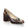 Klassische Block Heel Schuhe 28619