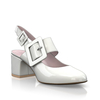 Klassische Block Heel Schuhe 29826