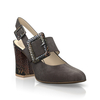 Klassische Block Heel Schuhe 30240