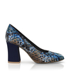 Klassische Block Heel Schuhe 6392