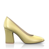 Klassische Block Heel Schuhe 6394