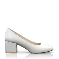 Klassische Block Heel Schuhe 6395