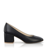 Klassische Block Heel Schuhe 6396