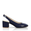 Klassische Block Heel Schuhe 6404