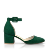 Klassische Block Heel Schuhe 6410