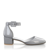 Klassische Block Heel Schuhe 6411