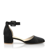 Klassische Block Heel Schuhe 6413