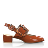 Klassische Block Heel Schuhe 6415
