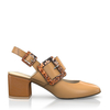 Klassische Block Heel Schuhe 6419