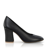 Klassische Block Heel Schuhe 6583
