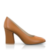Klassische Block Heel Schuhe 6584