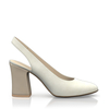 Klassische Block Heel Schuhe 6596