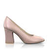 Klassische Block Heel Schuhe 6632