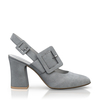 Klassische Block Heel Schuhe 6633