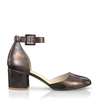 Klassische Block Heel Schuhe 6676