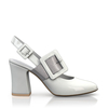 Klassische Block Heel Schuhe 6679