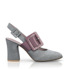 Klassische Block Heel Schuhe 6803