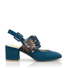 Klassische Block Heel Schuhe 6812