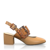 Klassische Block Heel Schuhe 6814