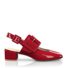 Klassische Block Heel Schuhe 6818