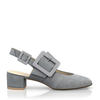 Klassische Block Heel Schuhe 6819
