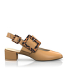 Klassische Block Heel Schuhe 6822