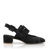 Klassische Block Heel Schuhe 6824