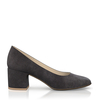 Klassische Block Heel Schuhe 7356