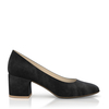 Klassische Block Heel Schuhe 7360