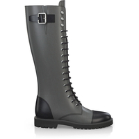 Knee High Schnürstiefel 3271