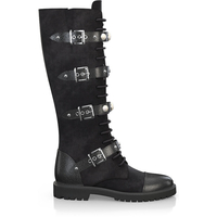 Knee High Schnürstiefel 3356