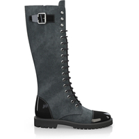 Knee High Schnürstiefel 3357