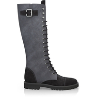 Knee High Schnürstiefel 3359