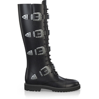 Knee High Schnürstiefel 3552