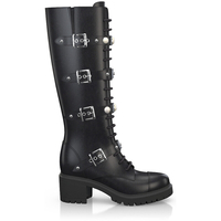 Knee High Schnürstiefel 4039