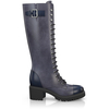 Knee High Schnürstiefel 4043