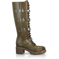 Knee High Schnürstiefel 4046-92