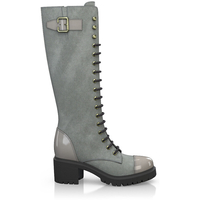 Knee High Schnürstiefel 4142