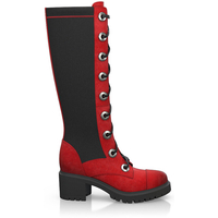 Knee High Schnürstiefel 4193