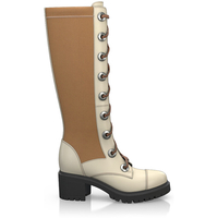 Knee High Schnürstiefel 4194