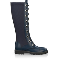 Knee High Schnürstiefel 4196