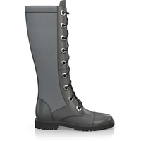 Knee High Schnürstiefel 4197