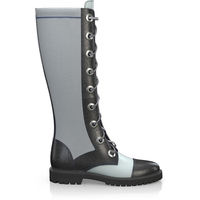 Knee High Schnürstiefel 4258
