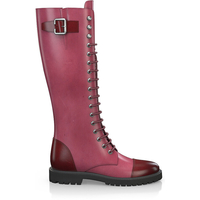 Knee High Schnürstiefel 7918