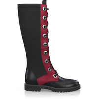Knee High Schnürstiefel 7922