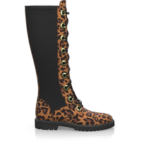 Knee High Schnürstiefel 7939
