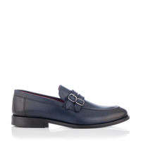 Loafer mit zwei Schnallen für Herren Alessandro Blau