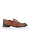 Loafer mit zwei Schnallen für Herren Alessandro Cognac