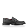 Loafer mit zwei Schnallen für Herren Alessandro Schwarz