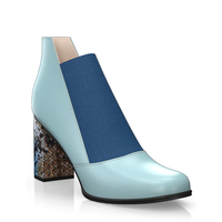 Low Top Stiefeletten mit Absatz 28890